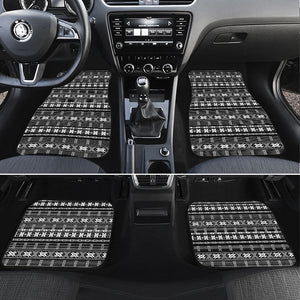 Pano De Terra Motifs Cabo Verde Car Mats Black Color