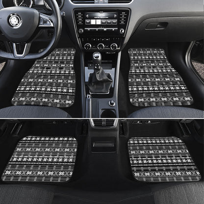 Pano De Terra Motifs Cabo Verde Car Mats Black Color