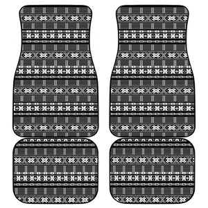Pano De Terra Motifs Cabo Verde Car Mats Black Color
