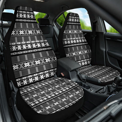 Pano De Terra Motifs Cabo Verde Car Seat Cover Black Color