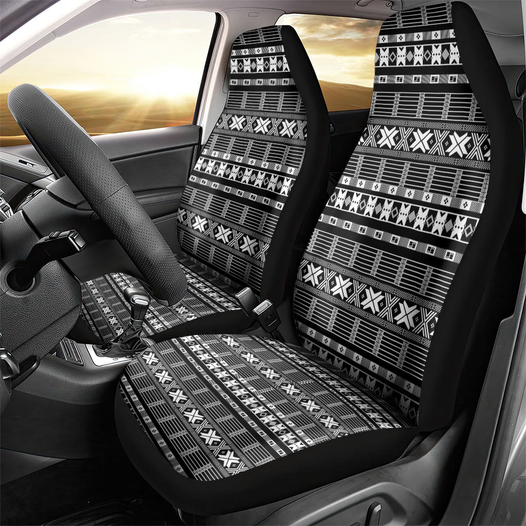 Pano De Terra Motifs Cabo Verde Car Seat Cover Black Color