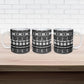 Pano De Terra Motifs Cabo Verde Ceramic Mug Black Color