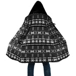 Pano De Terra Motifs Cabo Verde Cloak Black Color