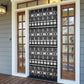Pano De Terra Motifs Cabo Verde Door Cover Black Color