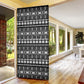 Pano De Terra Motifs Cabo Verde Door Cover Black Color