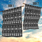 Pano De Terra Motifs Cabo Verde Garden Flag Black Color