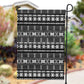 Pano De Terra Motifs Cabo Verde Garden Flag Black Color