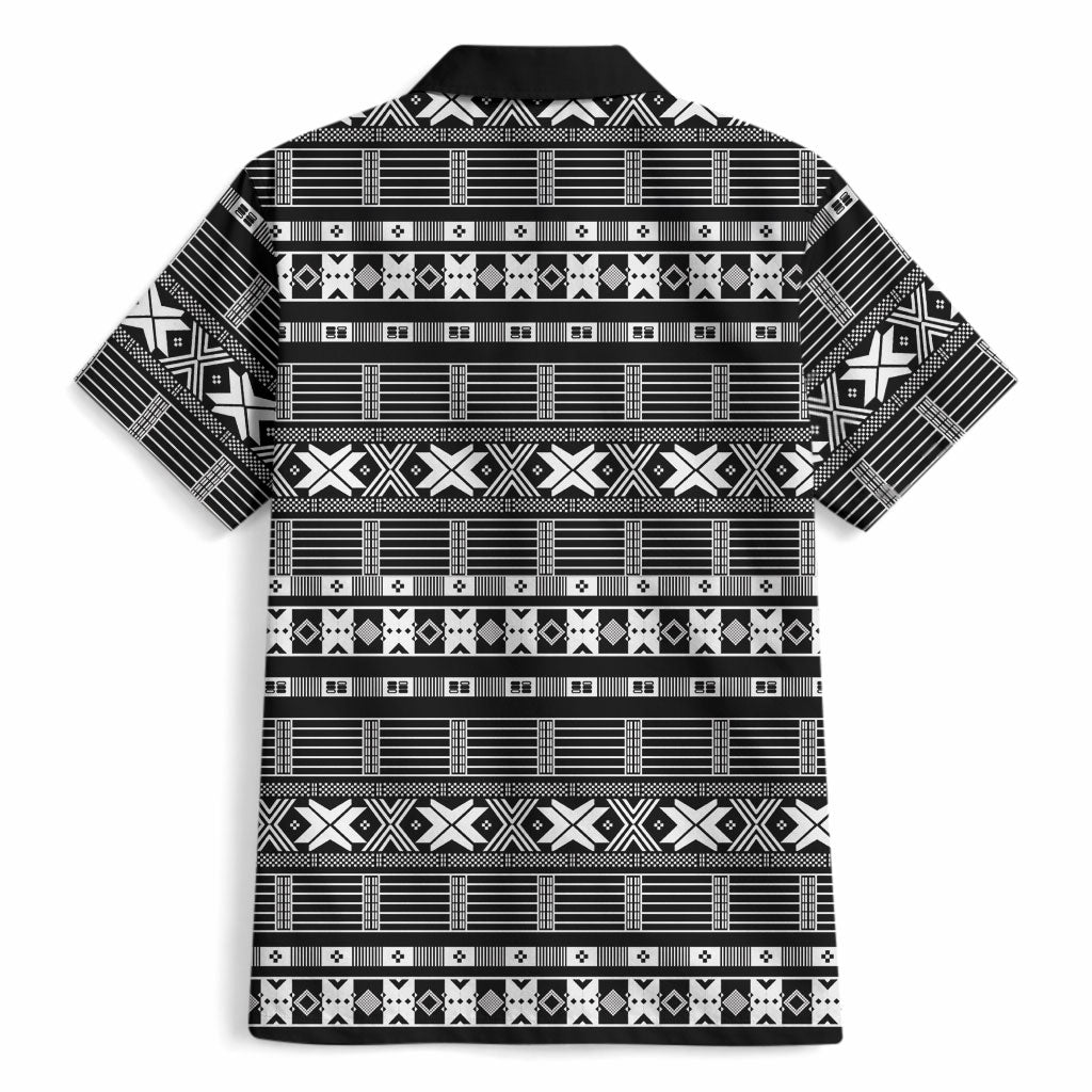 Pano De Terra Motifs Cabo Verde Hawaiian Shirt Black Color