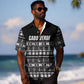 Pano De Terra Motifs Cabo Verde Hawaiian Shirt Black Color