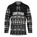 Pano De Terra Motifs Cabo Verde Hockey Jersey Black Color