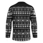 Pano De Terra Motifs Cabo Verde Hockey Jersey Black Color