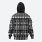 Pano De Terra Motifs Cabo Verde Hoodie Black Color