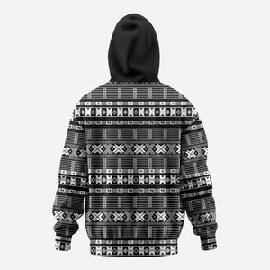 Pano De Terra Motifs Cabo Verde Hoodie Black Color