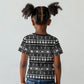 Pano De Terra Motifs Cabo Verde Kid T shirt Black Color
