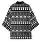Pano De Terra Motifs Cabo Verde Kimono Black Color