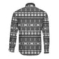 Pano De Terra Motifs Cabo Verde Long Sleeve Button Shirt Black Color