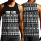 Pano De Terra Motifs Cabo Verde Men Tank Top Black Color