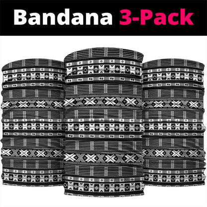 Pano De Terra Motifs Cabo Verde Neck Gaiter Black Color