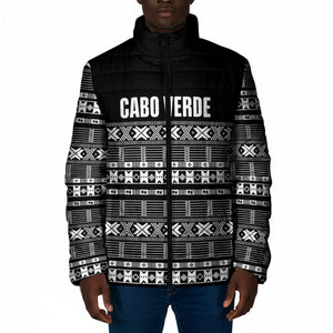 Pano De Terra Motifs Cabo Verde Padded Jacket Black Color