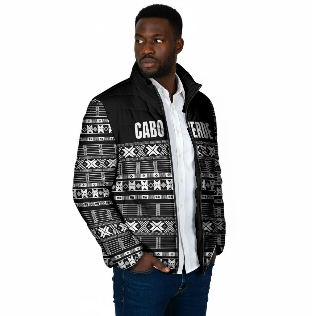Pano De Terra Motifs Cabo Verde Padded Jacket Black Color