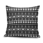 Pano De Terra Motifs Cabo Verde Pillow Cover Black Color