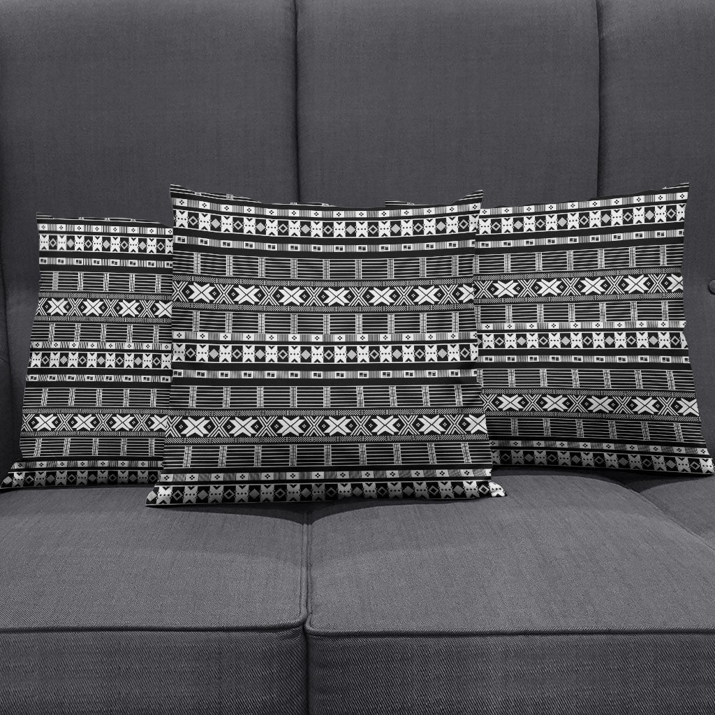 Pano De Terra Motifs Cabo Verde Pillow Cover Black Color