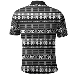 Pano De Terra Motifs Cabo Verde Polo Shirt Black Color