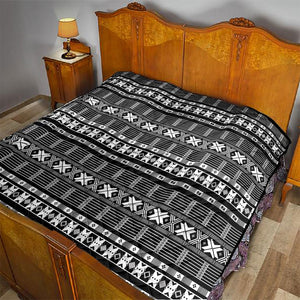 Pano De Terra Motifs Cabo Verde Quilt Black Color