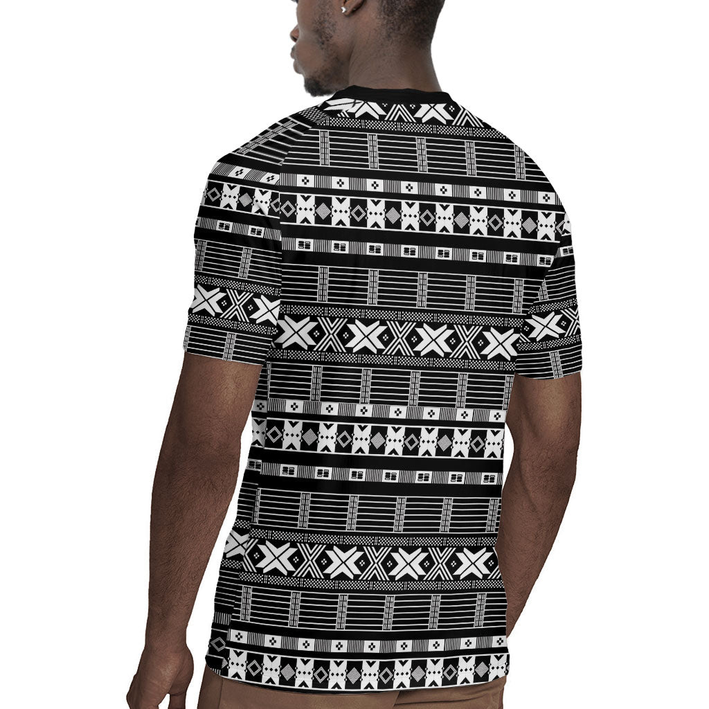 Pano De Terra Motifs Cabo Verde Rugby Jersey Black Color