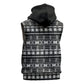 Pano De Terra Motifs Cabo Verde Sleeveless Hoodie Black Color
