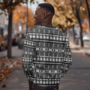 Pano De Terra Motifs Cabo Verde Sweatshirt Black Color