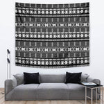 Pano De Terra Motifs Cabo Verde Tapestry Black Color
