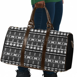 Pano De Terra Motifs Cabo Verde Travel Bag Black Color