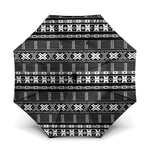 Pano De Terra Motifs Cabo Verde Umbrella Black Color