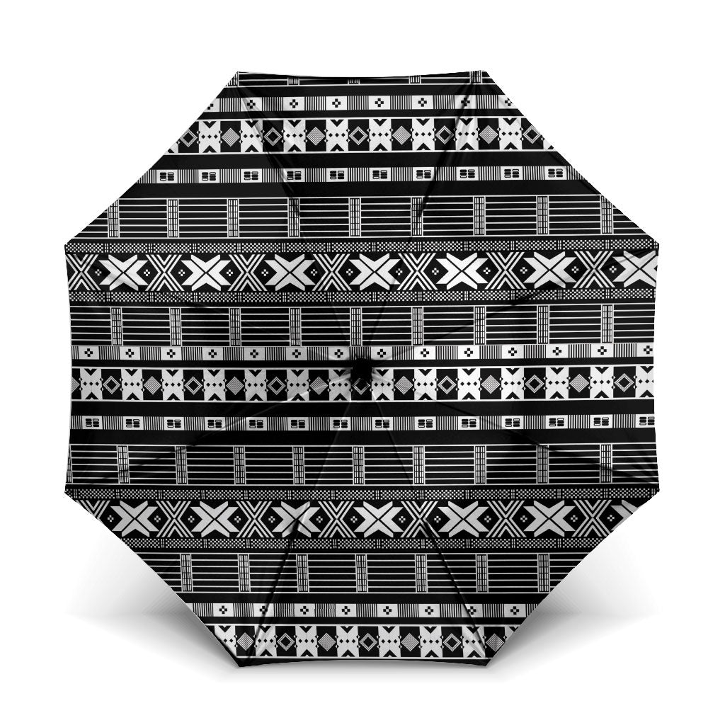 Pano De Terra Motifs Cabo Verde Umbrella Black Color
