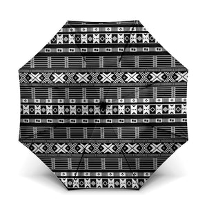 Pano De Terra Motifs Cabo Verde Umbrella Black Color
