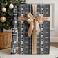 Pano De Terra Motifs Cabo Verde Wrapping Paper Black Color