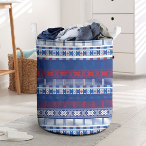 Pano De Terra Motifs Cabo Verde Laundry Basket Flag Color
