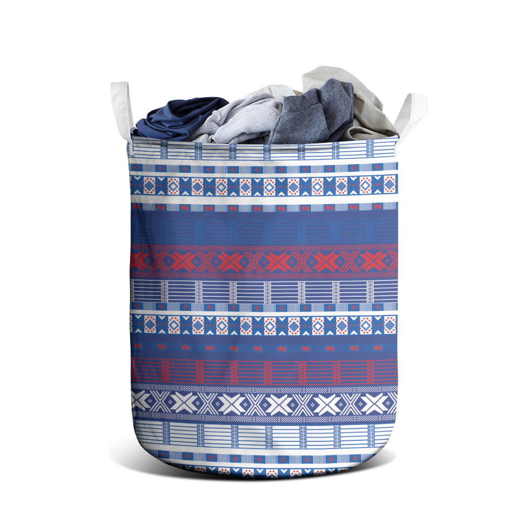 Pano De Terra Motifs Cabo Verde Laundry Basket Flag Color