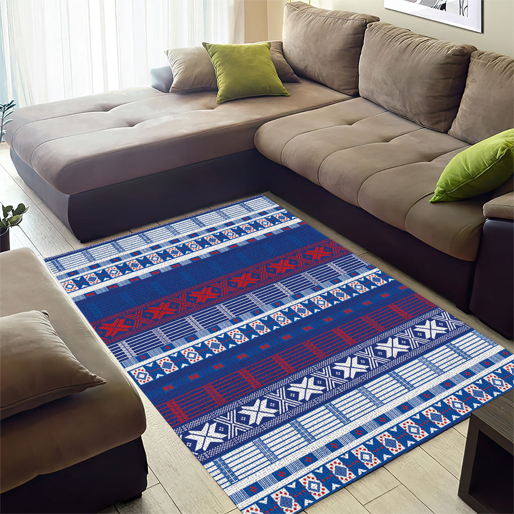 Pano De Terra Motifs Cabo Verde Area Rug Flag Color