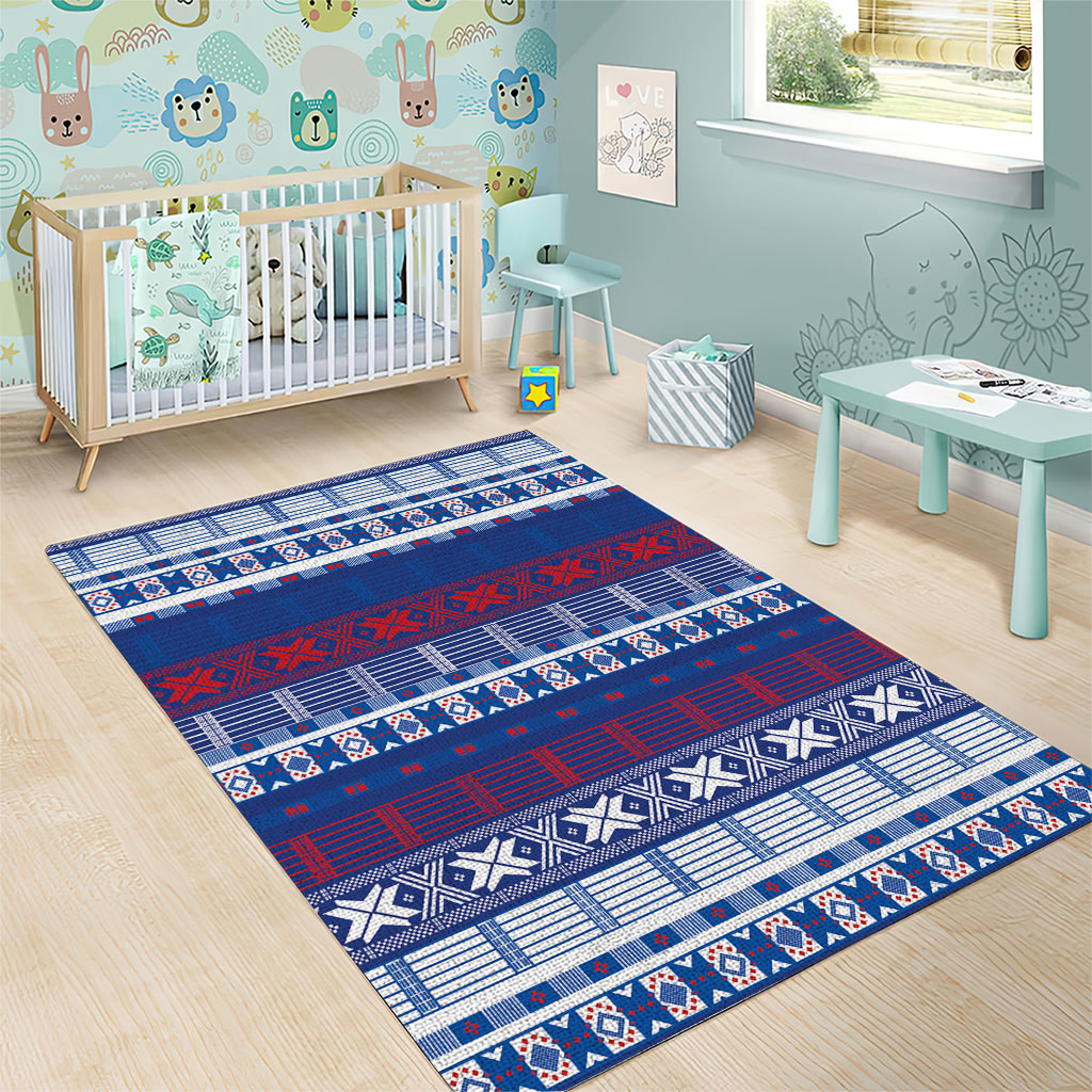 Pano De Terra Motifs Cabo Verde Area Rug Flag Color