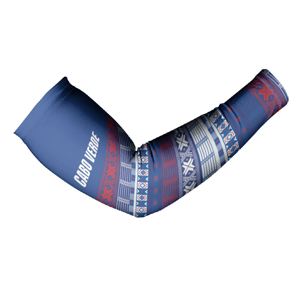 Pano De Terra Motifs Cabo Verde Arm Sleeves Flag Color
