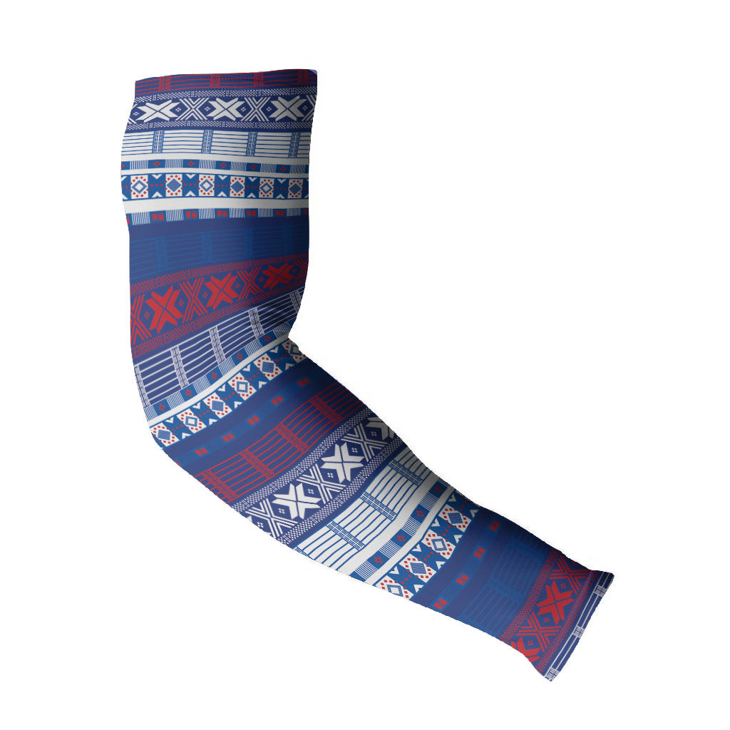 Pano De Terra Motifs Cabo Verde Arm Sleeves Flag Color