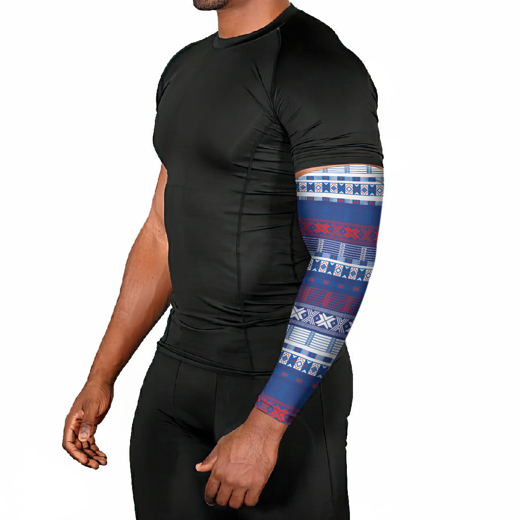 Pano De Terra Motifs Cabo Verde Arm Sleeves Flag Color