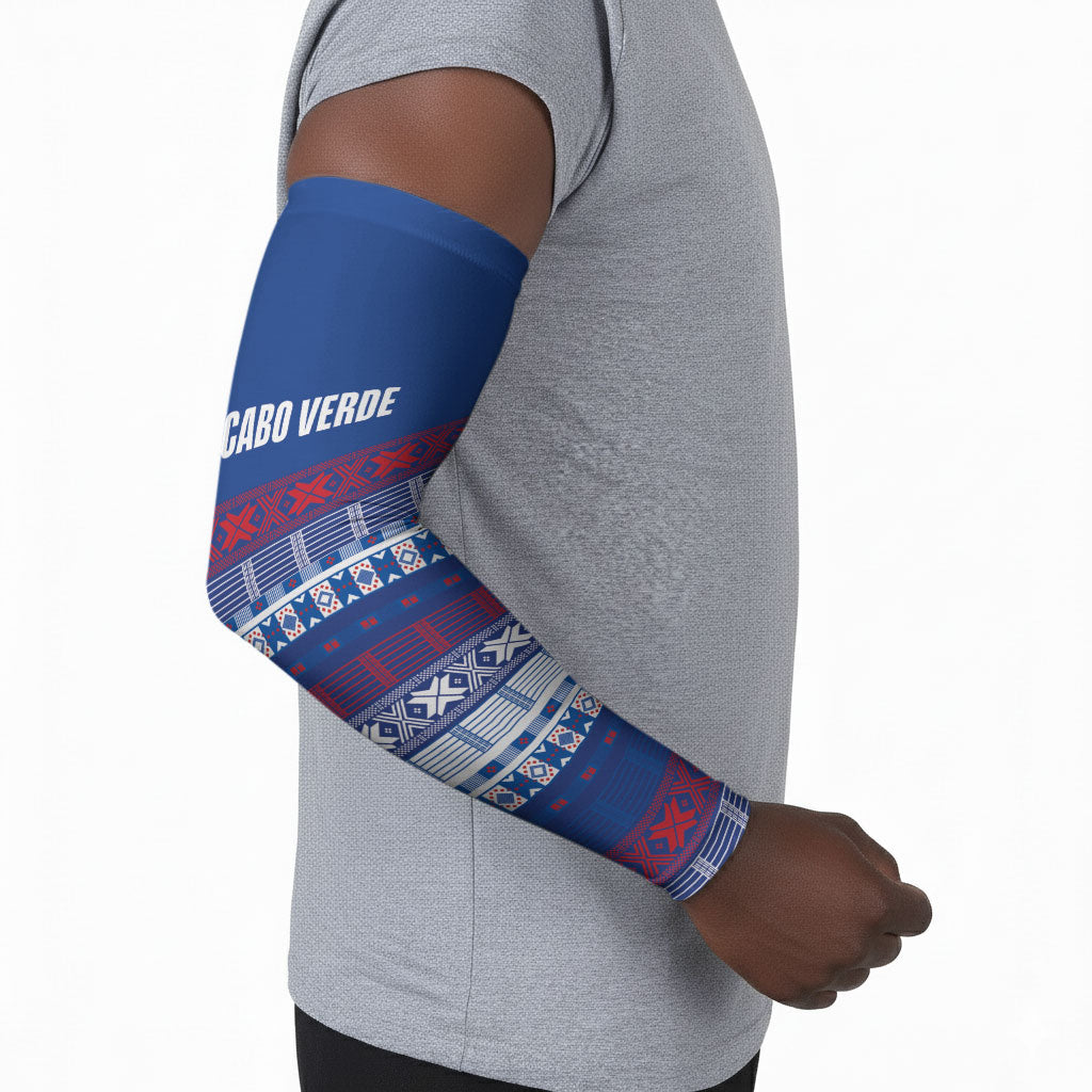Pano De Terra Motifs Cabo Verde Arm Sleeves Flag Color