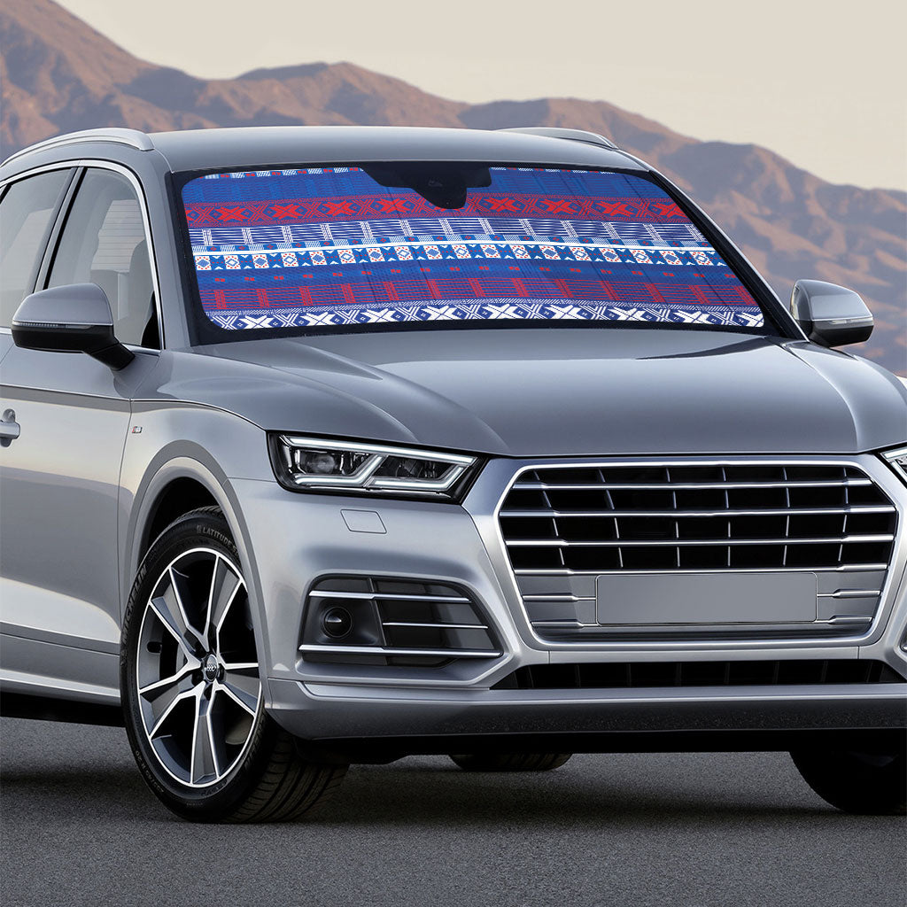 Pano De Terra Motifs Cabo Verde Auto Sun Shade Flag Color