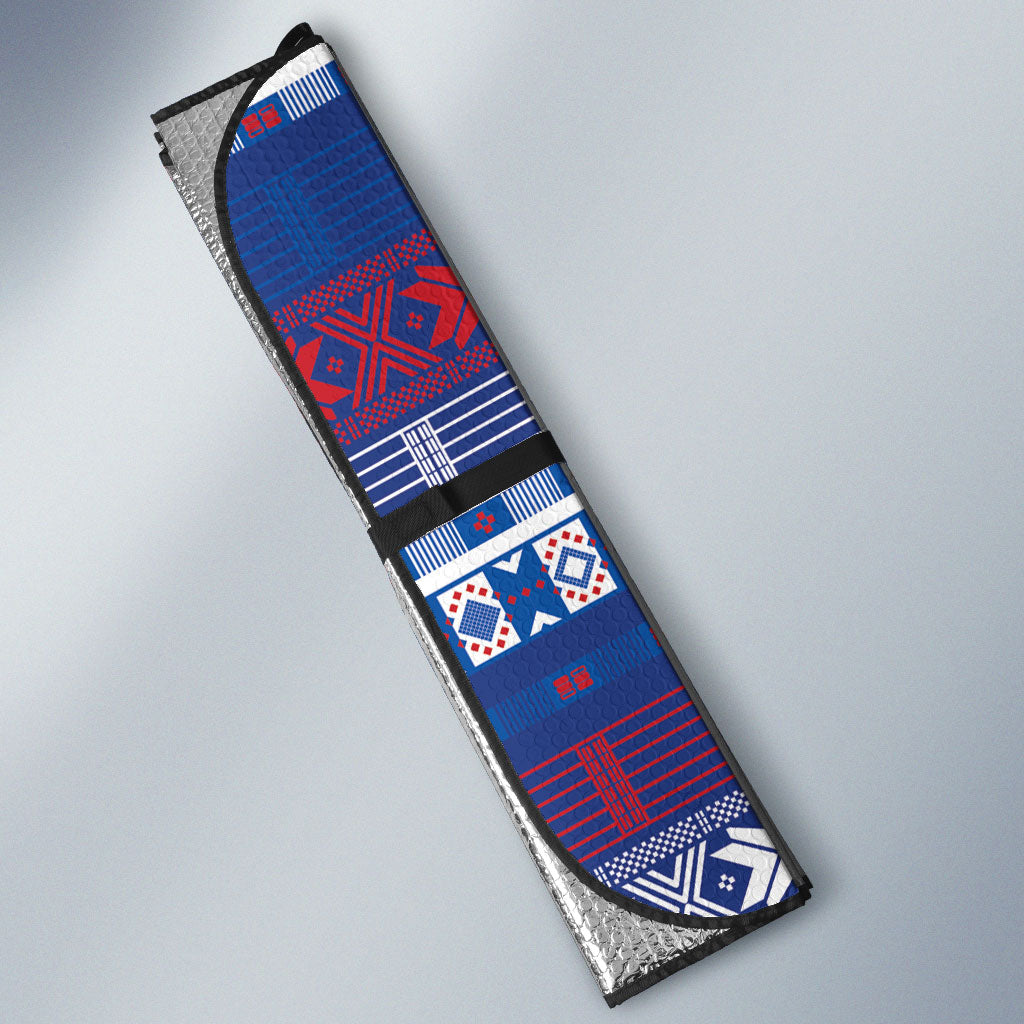 Pano De Terra Motifs Cabo Verde Auto Sun Shade Flag Color