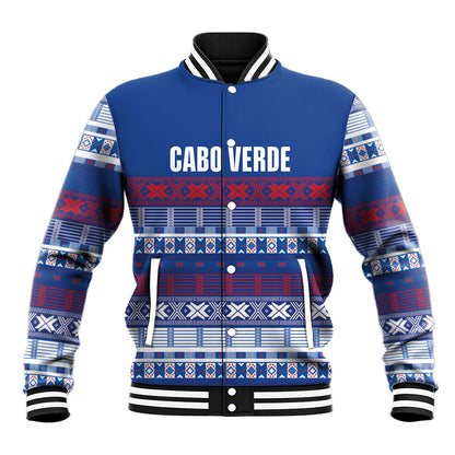 Pano De Terra Motifs Cabo Verde Baseball Jacket Flag Color