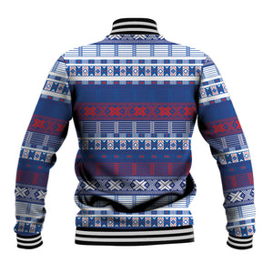 Pano De Terra Motifs Cabo Verde Baseball Jacket Flag Color