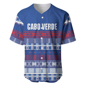 Pano De Terra Motifs Cabo Verde Baseball Jersey Flag Color